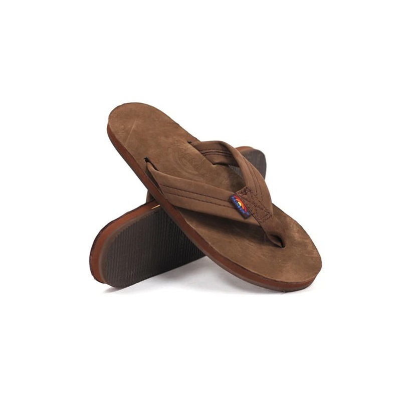 Rainbow Single Premier Leather Women’s Sandals – Expresso