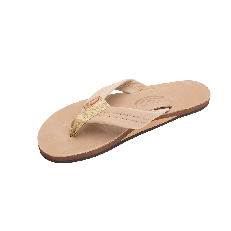 Rainbow Single Premier Leather Women’s Sandals – Sierra Brown
