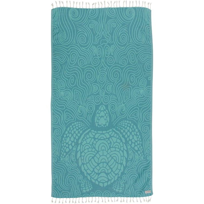 Sand Cloud Towel – Mint Swirl Turtle
