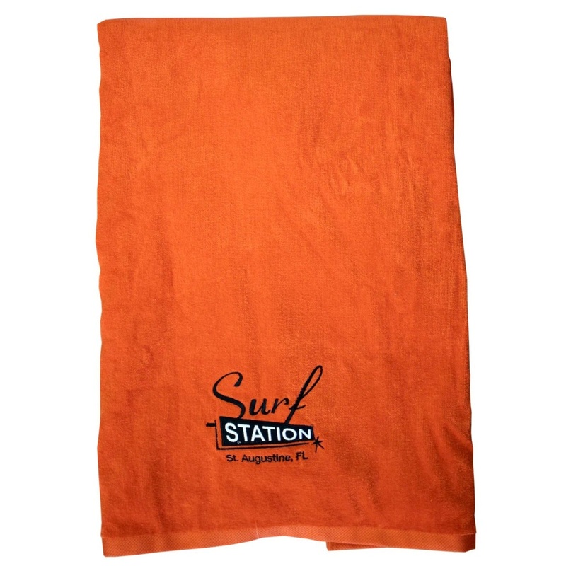 Surf Station Classic Beach Towel – Orange