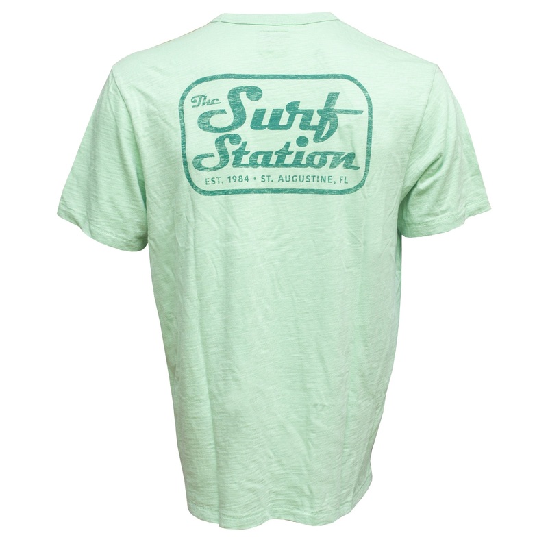 Surf Station Mechanic Premium Men’s S/S T-Shirt – Reef Green