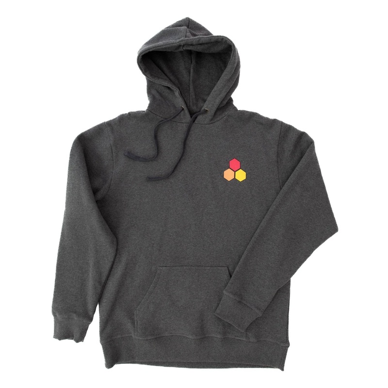 Channel Islands Curren Hex Youth Boy’s L/S Hoodie – Heather Grey