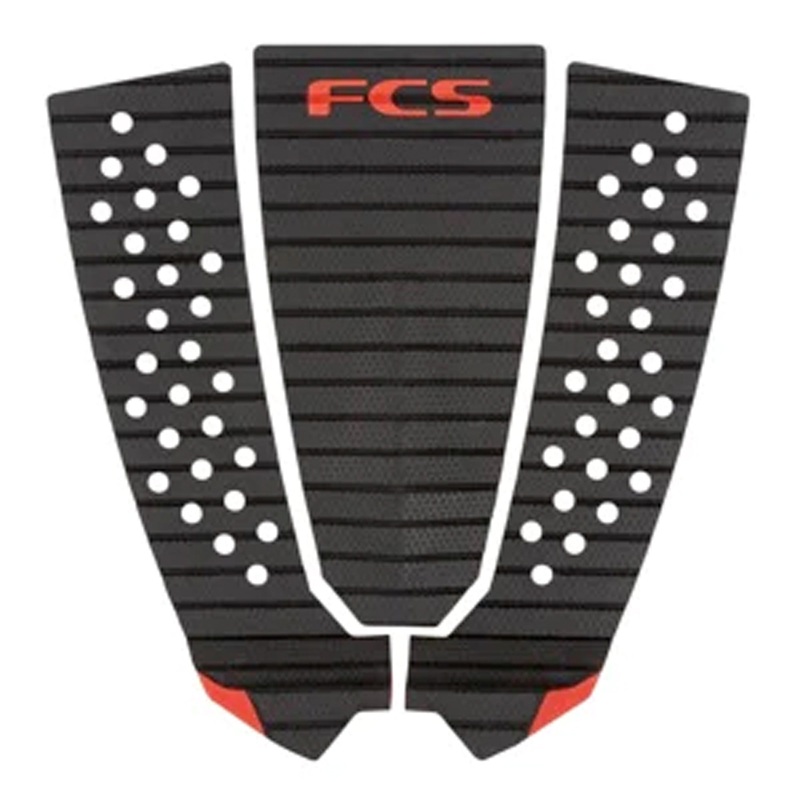 FCS Filipe Toledo Tread-Lite Traction Pad – Charcoal/Red