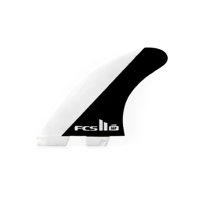 FCS II Mick Fanning PC Large Thruster Fin Set – Large/Black White