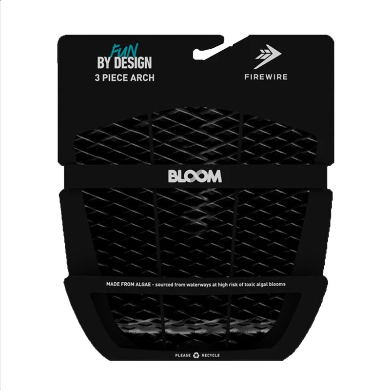 Firewire Machado 3 Piece Arch Traction Pad – Black