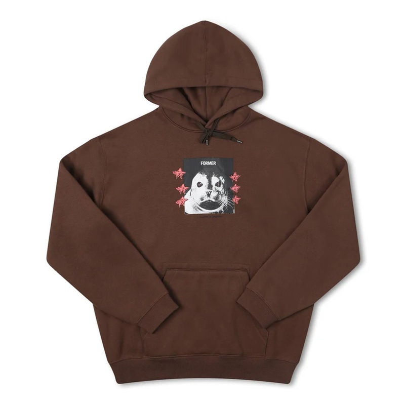 Former Pup Star Men’s L/S Hoodie – Pecan