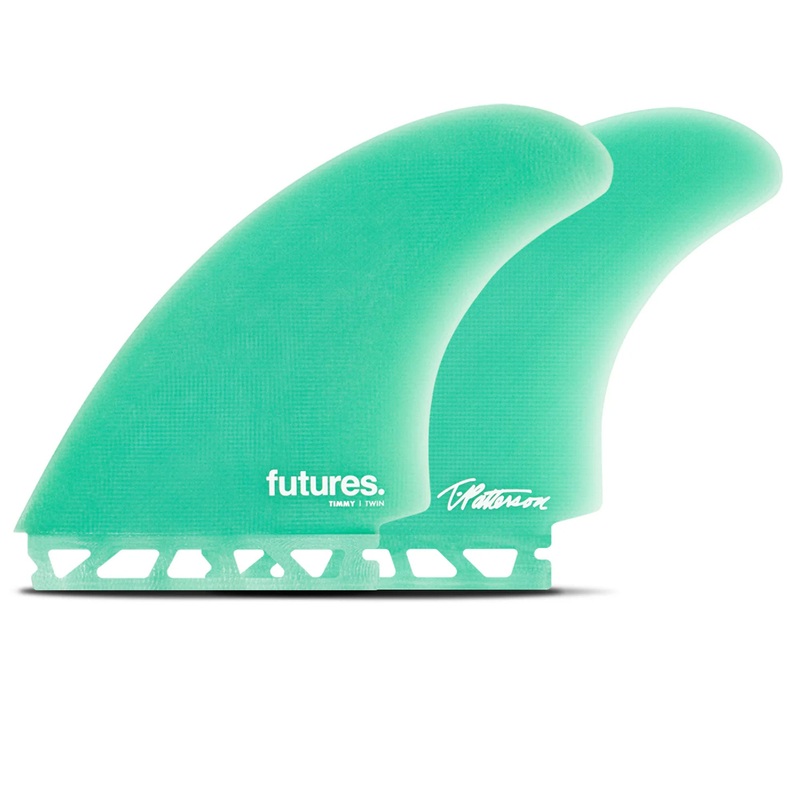Futures Timmy Patterson Twin Surfboard Fins – Teal