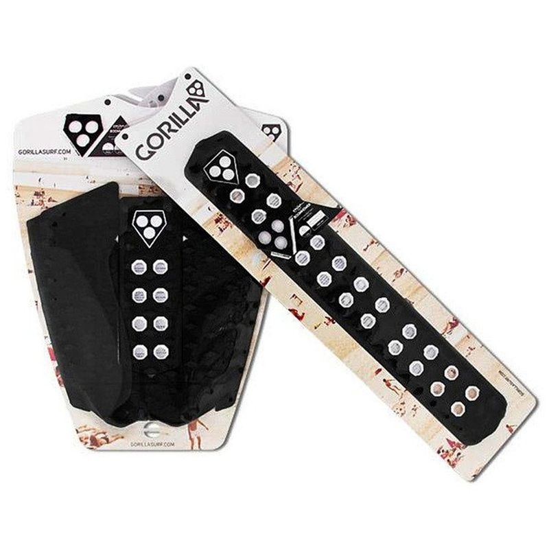 Gorilla Boomhower Skimboard Traction Pad and Arch Set – Black