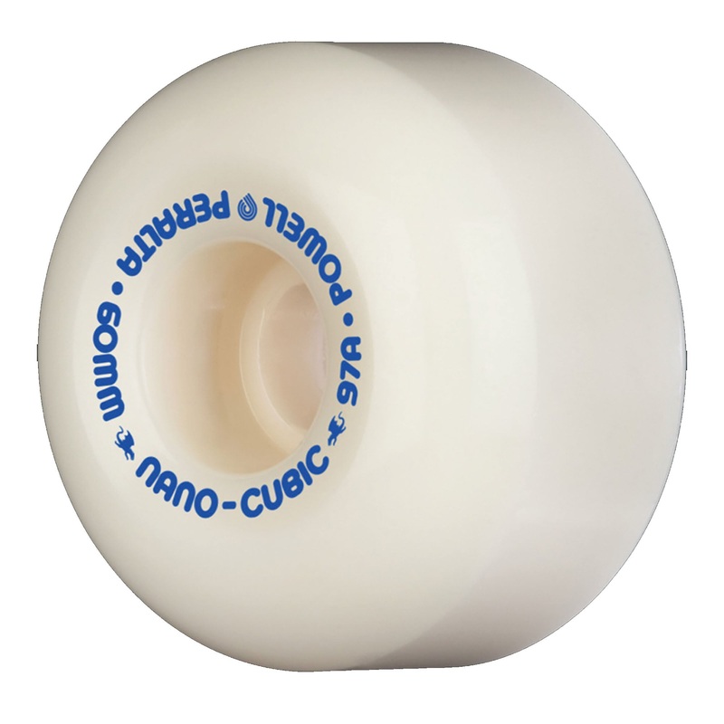 Powell Peralta DF Nano 60mm 97a Skateboard Wheels – White