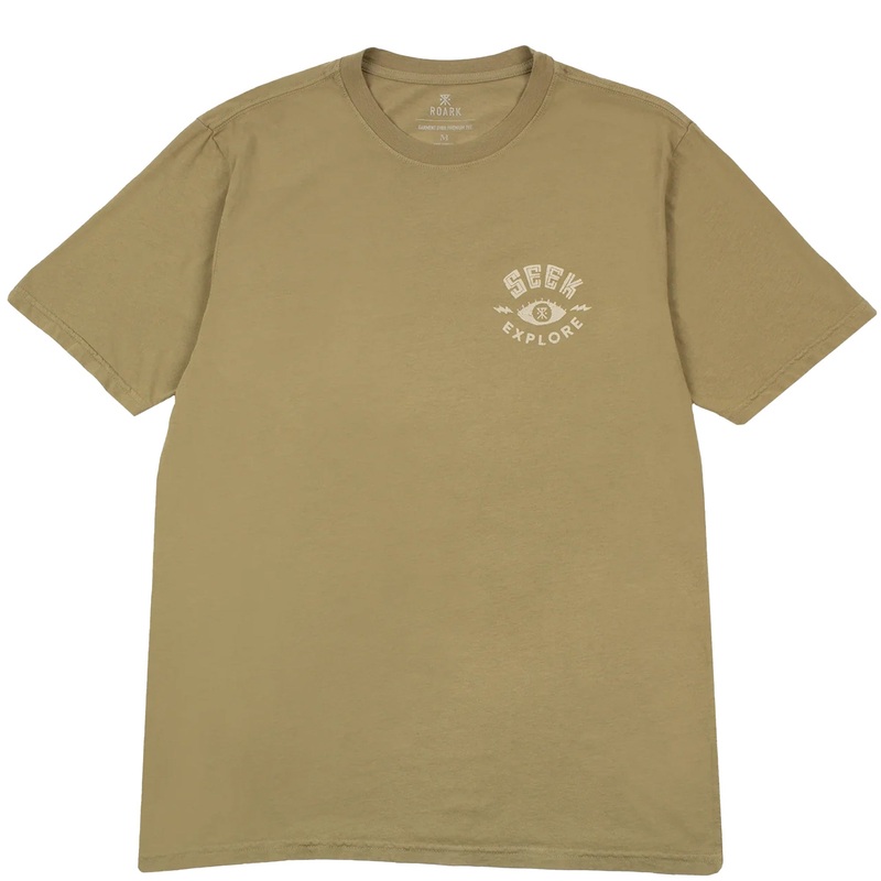 Roark Seek and Explore Men’s T-Shirt – Dusty Green