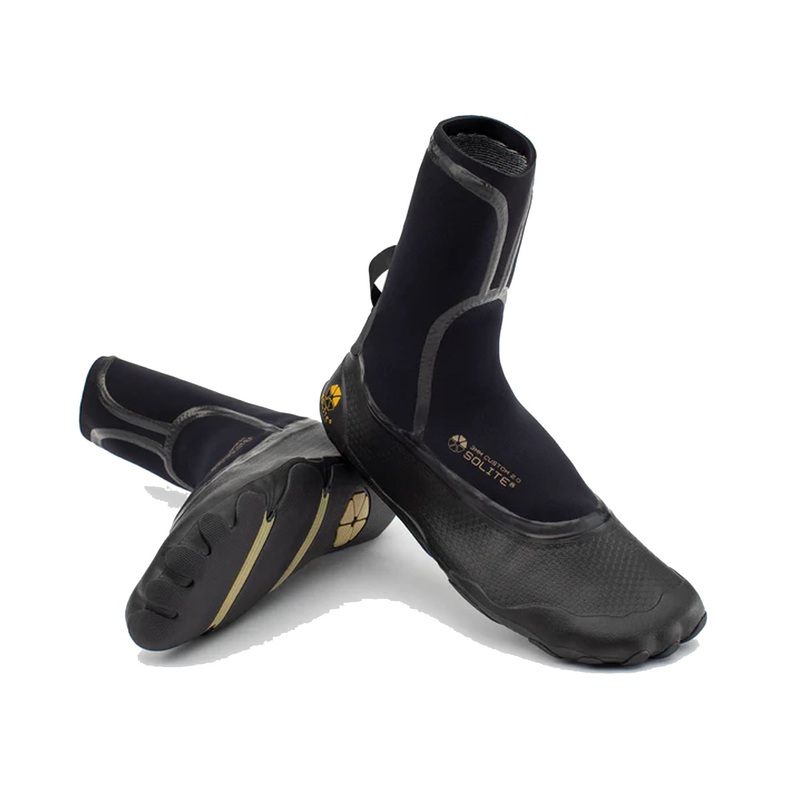 Solite 3mm Custom 2.0 Surf Booties – Black/Gum