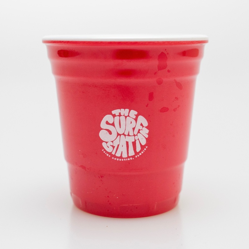 Surf Station Hippie ’84 Mini Solo Shot Glass – Red