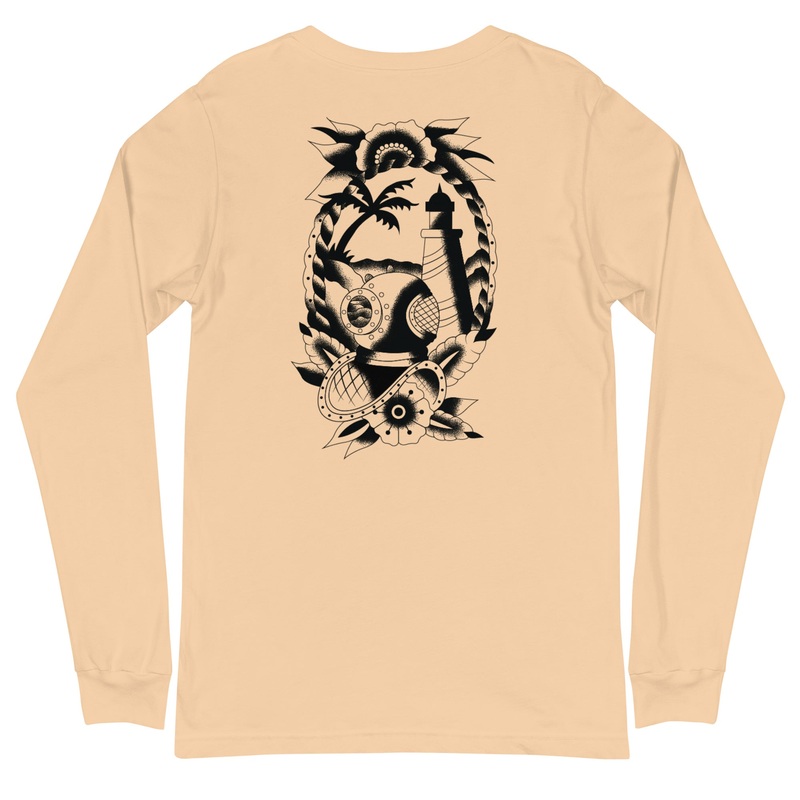 Surf Station x Darby Moore Sailer Tat Black Men’s L/S T-Shirt
