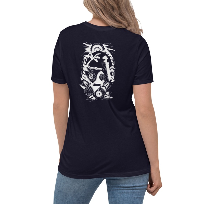 Surf Station x Darby Moore Sailor Tat White Women’s Relaxed T-Shirt