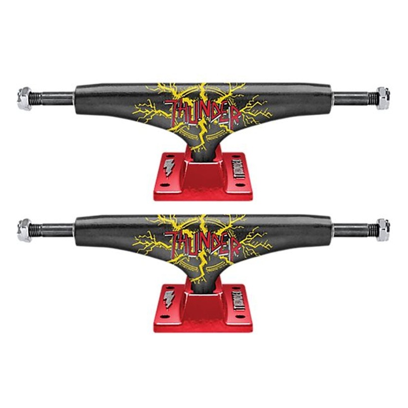 Thunder Team No Mercy 148mm Trucks – Black/Red
