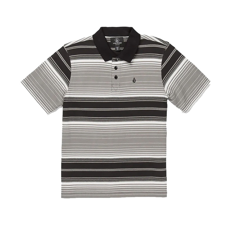 Volcom Cross Stone Youth Boy’s S/S Dress Shirt – Dark Grey