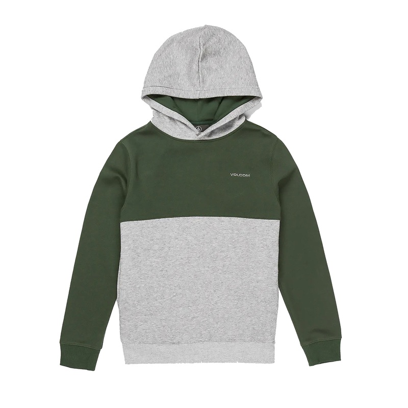 Volcom Divided Youth Boy’s L/S Hoodie – Forest Green