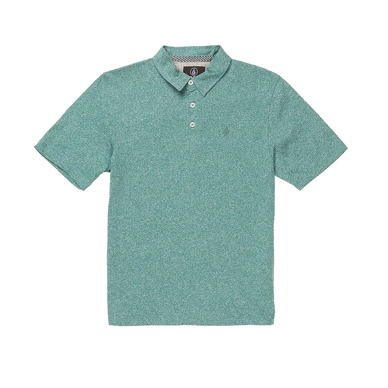Volcom Wowzer Polo Youth Boy’s S/S Dress Shirt – Green