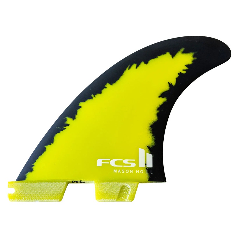 FCS II Mason Ho AirCore Large Thruster Fin Set – Black/Neon