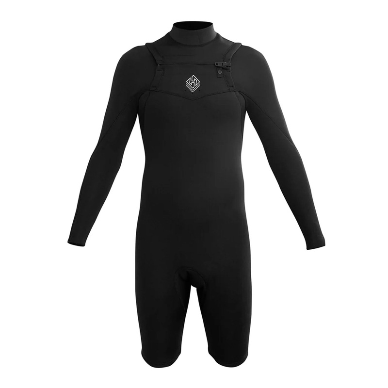 Hubboards 2mm L/S Spring Suit Wetsuit – Black
