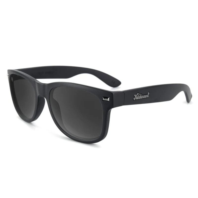 Knockaround Fort Knocks Men’s Sunglasses – Matte Black On Black/Smoke Polarized