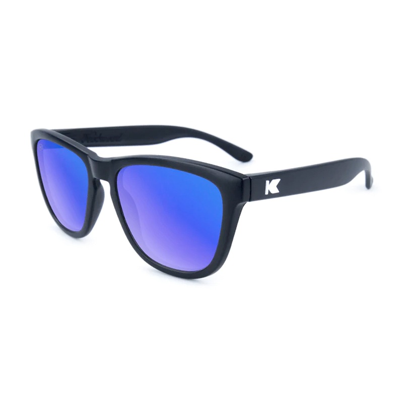 Knockaround Premiums Men’s Sunglasses – Black/Moonshine Polarized