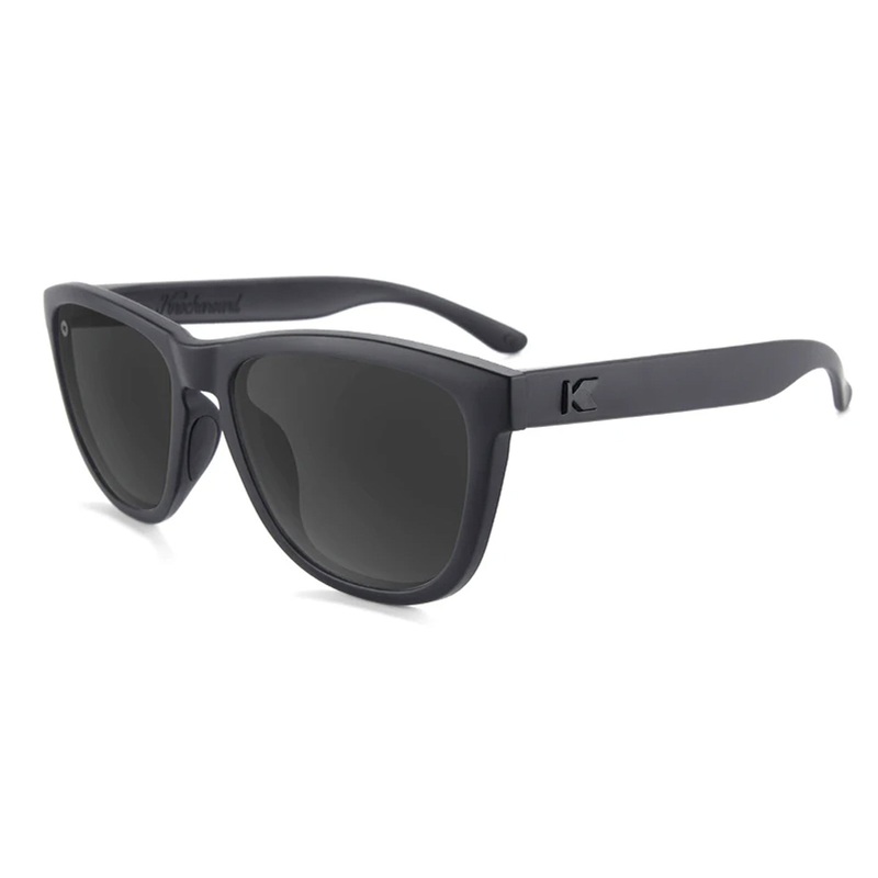 Knockaround Premiums Sport Men’s Sunglasses – Black on Black/Smoke Polarized