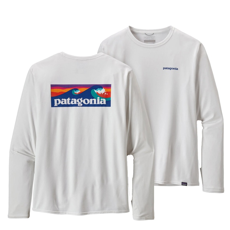 Patagonia Capilene Cool Daily Graphic Men’s L/S T-Shirt – White