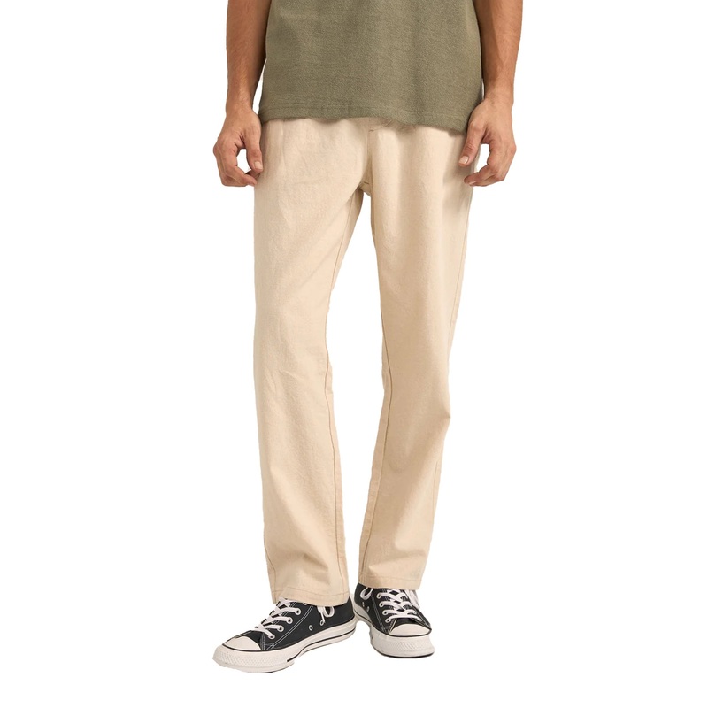 Rhythm Classic Linen Jam 17″ Men’s Pants – Bone