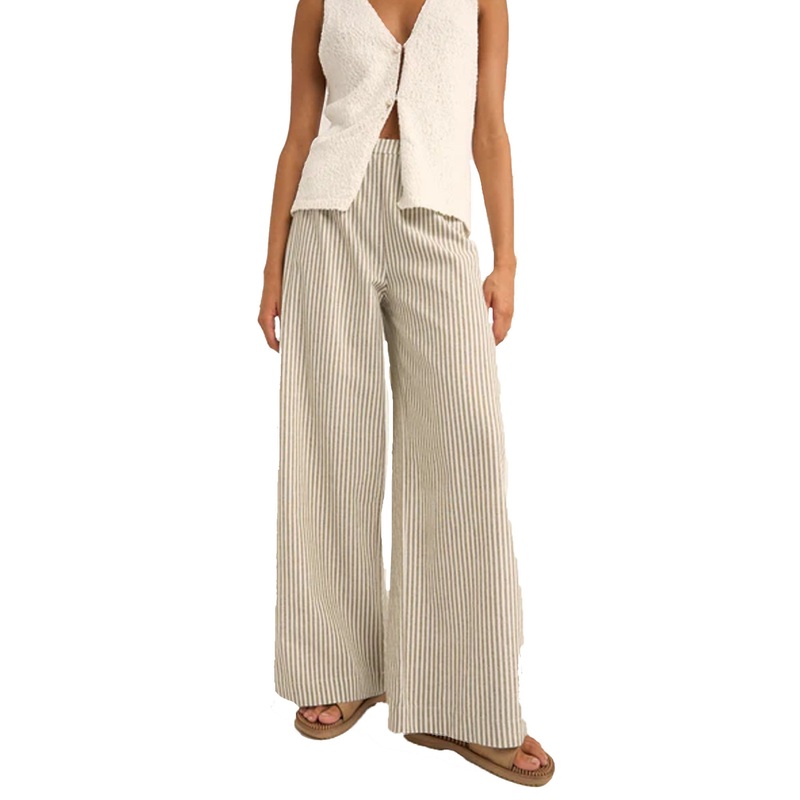 Rhythm Valley Stripe Wide Leg Women’s Pants – Ivy