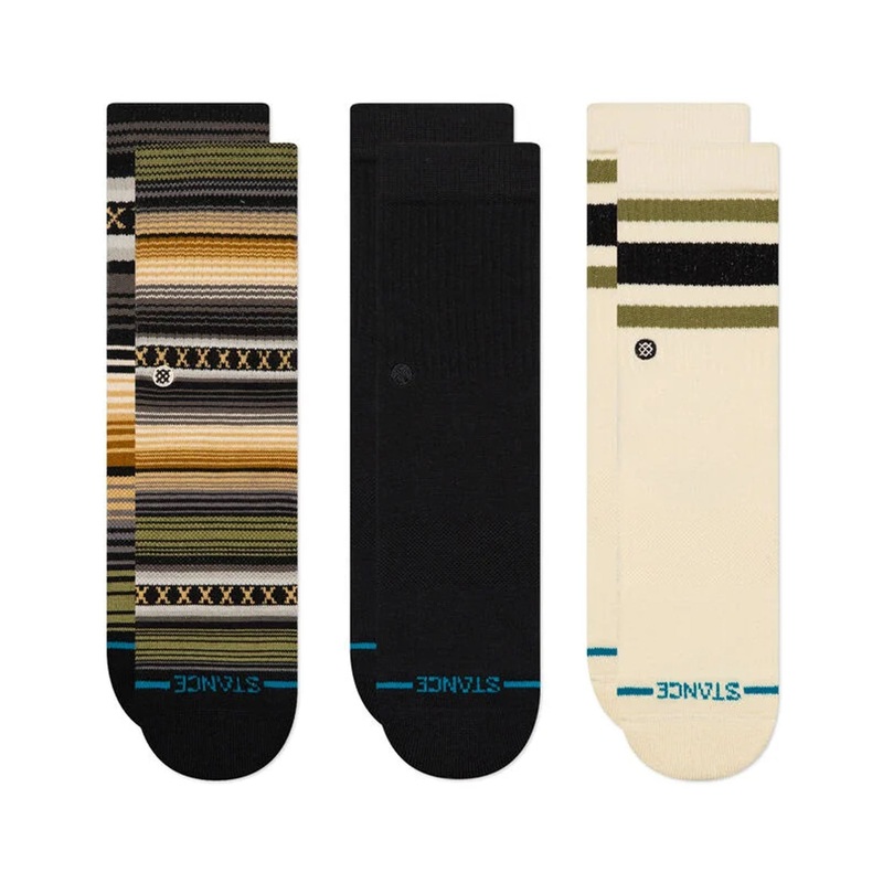 Stance Icon Mixed Youth Kid’s Crew Socks – Green