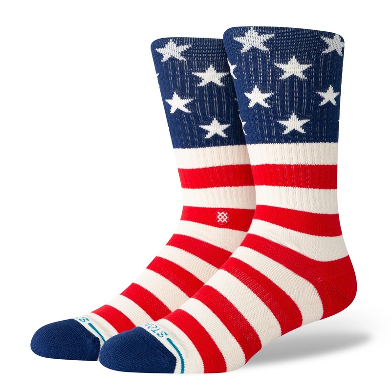 Stance The Fourth Men’s Crew Socks – Red