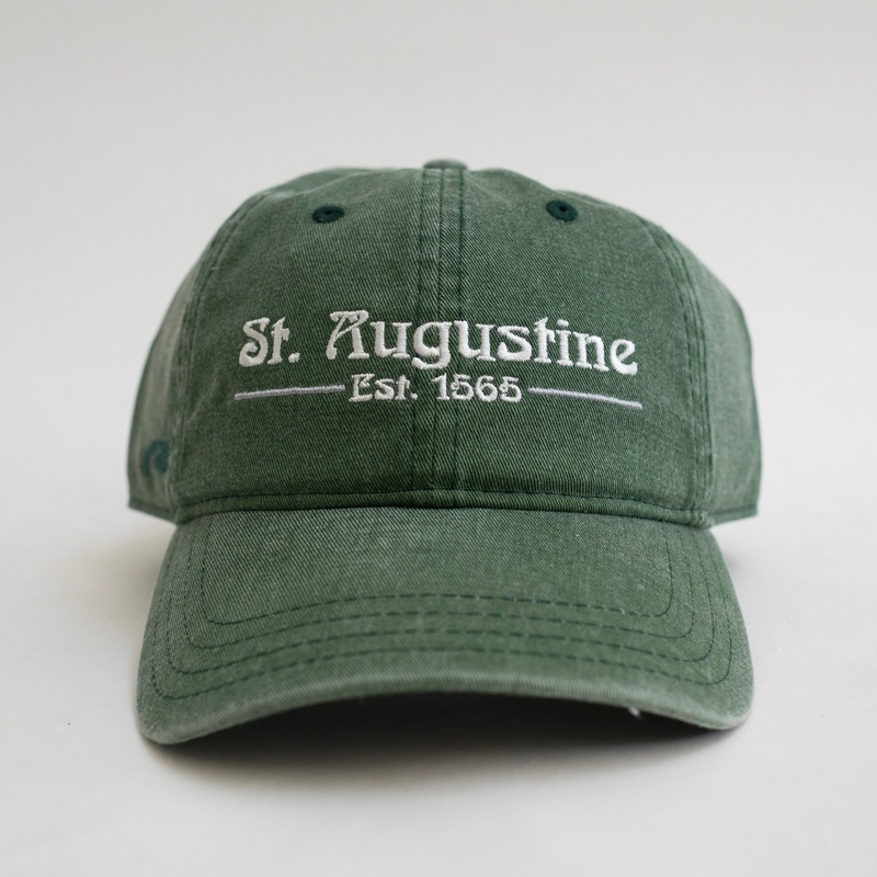 Surf Station St. Auggie Men’s Strap Buckle Hat – Green