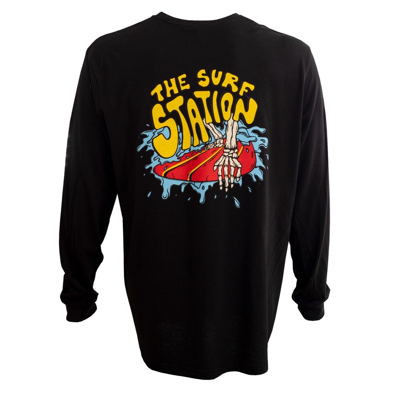 Surf Station x Chase Berenson Cheater 5 Youth Boy’s L/S T-Shirt – Black