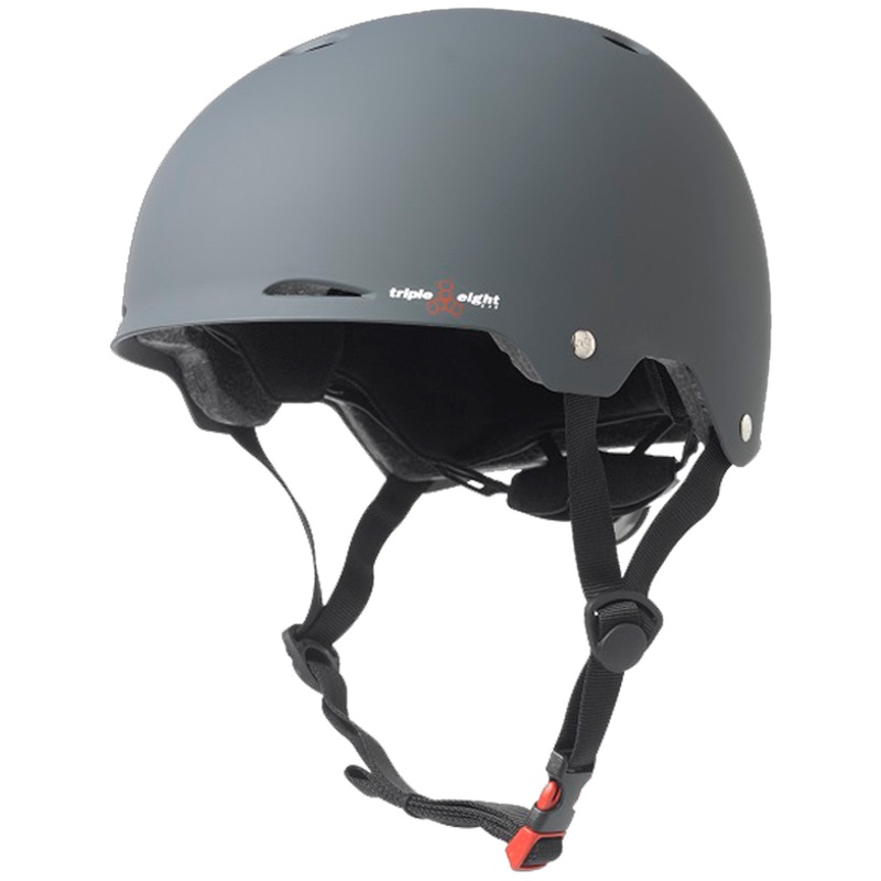 Triple 8 Gotham Skate Helmet – X-Ssmall/Matte Gunmetal