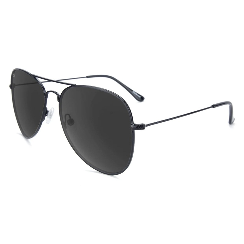 Knockaround Mile Highs Men’s Sunglasses – Black Smoke Polarized