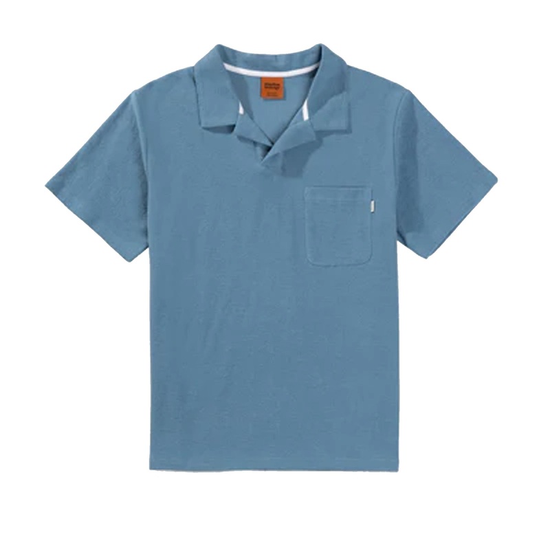 Rhythm Vintage Terry Polo Men’s S/S Dress Shirt – Slate
