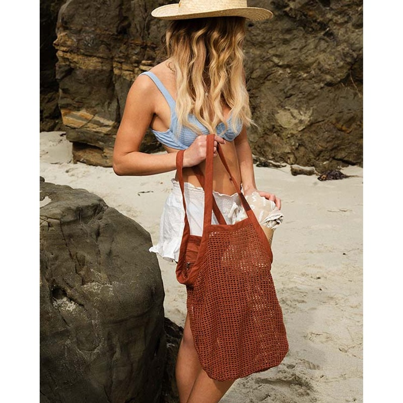 Sand Cloud Net Market Bag – Terracotta