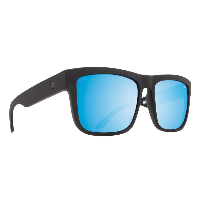 Spy Discord Men’s Sunglasses – Matte Black/Happy Boost Ice Blue Mirror Polarized