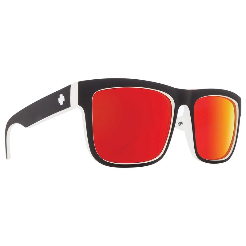 Spy Discord Men’s Sunglasses – Whitewall/Happy Gray Green Red Mirror
