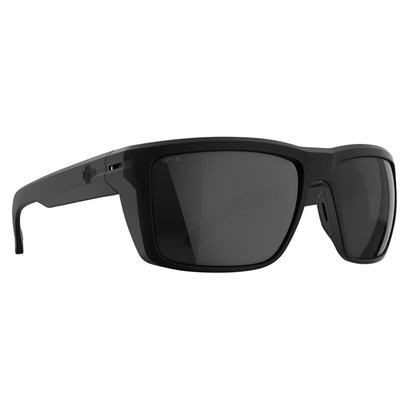 Spy Overhaul XL Men’s Sunglasses – ANSI Soft Matte Black/Happy Boost Black Mirror Polarized