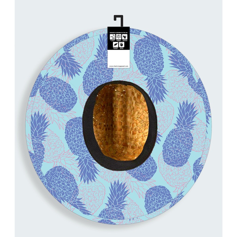 Surf Station Apex Straw Lifeguard Hat – Haole Blue