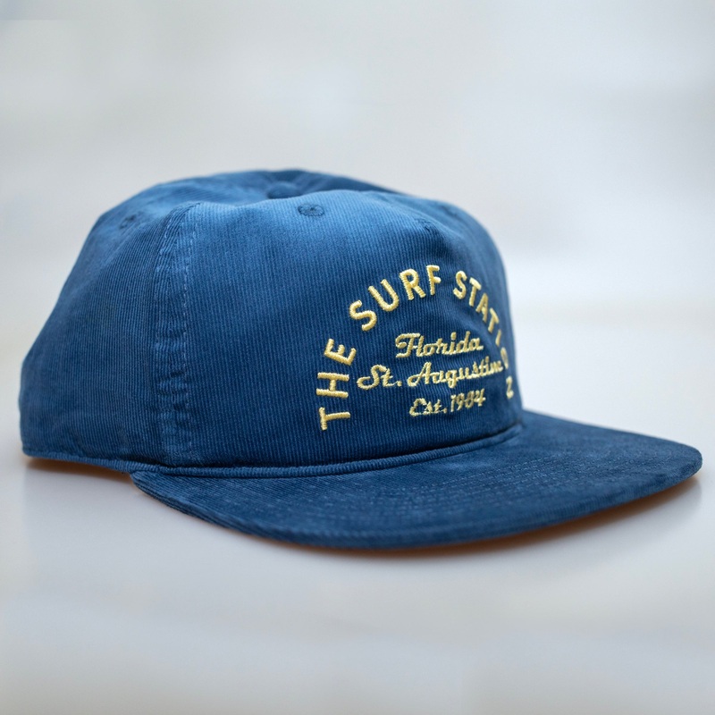 Surf Station Arch Men’s Corduroy Hat – Slate
