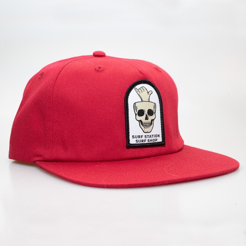 Surf Station Stoked Out Of Mind Men’s Hat – Red
