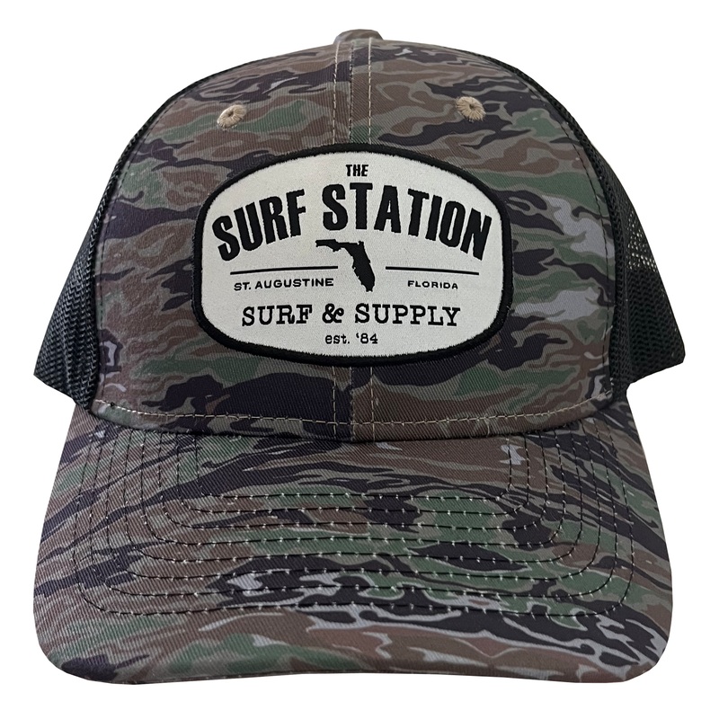 Surf Station Surf & Supply Men’s Hat – Black/Light Camo