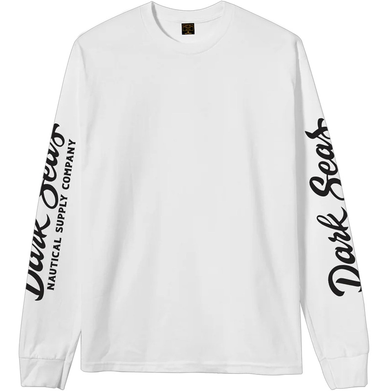 Dark Seas Open Ocean Stock Men’s L/S T-Shirt – White