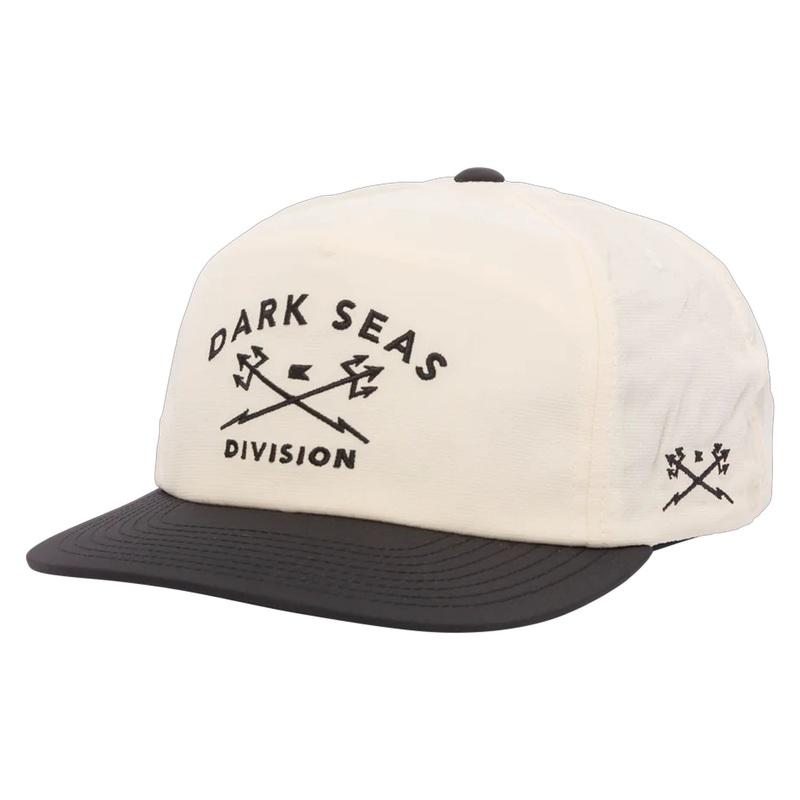 Dark Seas Tridents Nylon Men’s Hat – White/Black