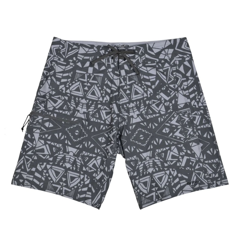 Drifter Surf Ando Fractals Men’s Boardshorts – Black Grey