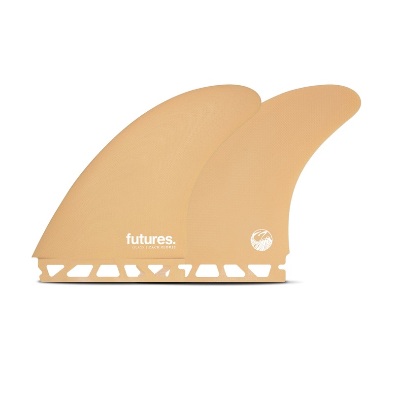 Futures Zack Flores FG Twin Surfboard Fins – Orange