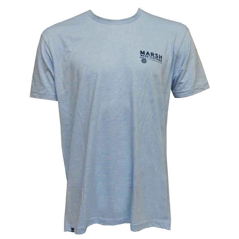 Marsh Wear Tight Lines Men’s S/S T-Shirt – Bluesteel Heather